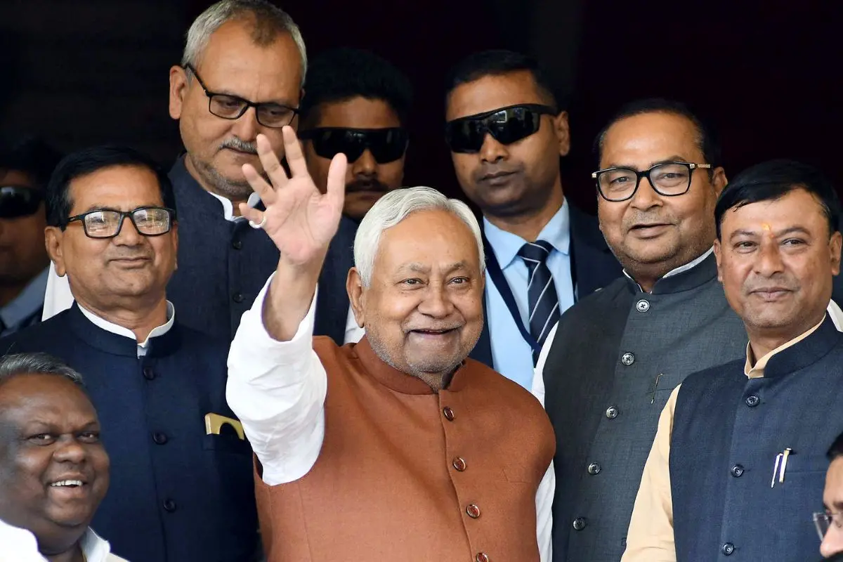Bihar Chief Minister Nitish Kumar. (ANI Photo)