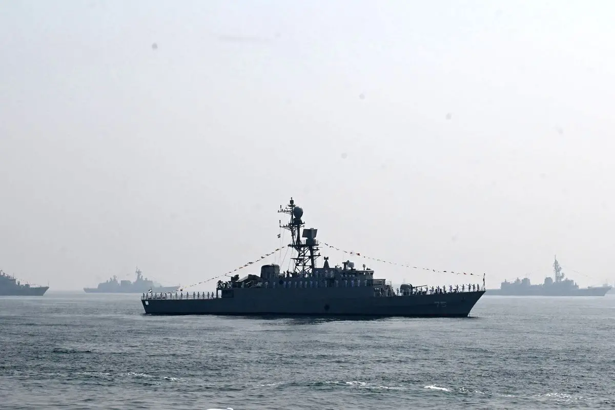 Iranian warship IRIS Dena in the Bay of Bengal during International Fleet Review held at Visakhapatnam | File photo: AP