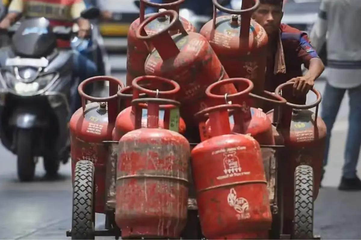 LPG cylinders pictured after the latest revision in prices effective November 1, 2025. Photo: X