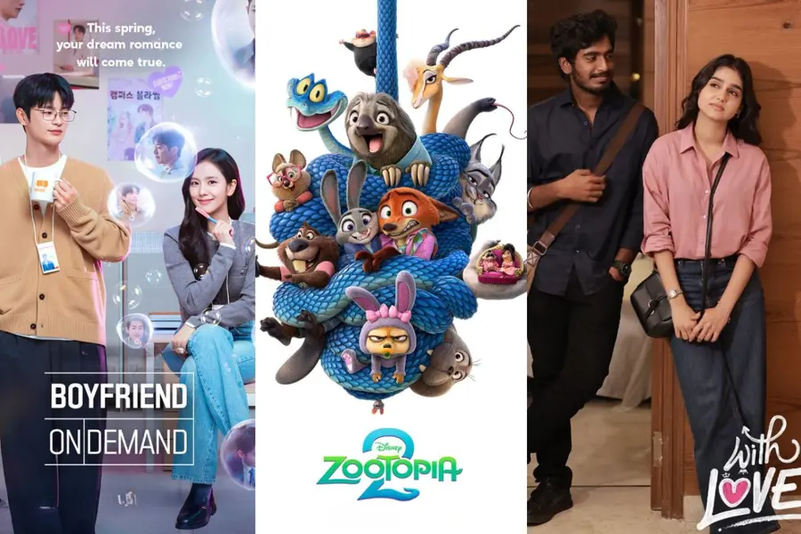 OTT releases this week: Zootopia 2, With Love, Boyfriend on Demand and more