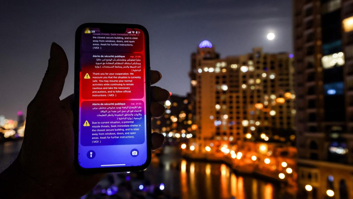 Dubai phones buzz with ‘potential missile threat’ alert as Middle East tensions escalate