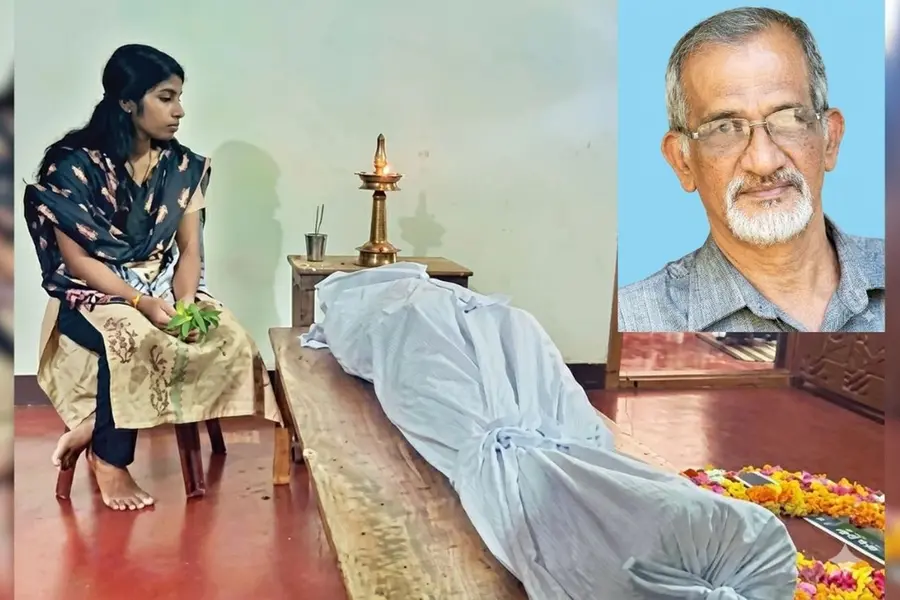 ‘മതത്തിനപ്പുറം ഈ മലപ്പുറം സ്റ്റോറി’; രമേശ് നമ്പ്യാരുടെ അന്ത്യോപചാരചടങ്ങുകൾ അയൽവാസി ഹമീദിന്റെ വീട്ടിൽ