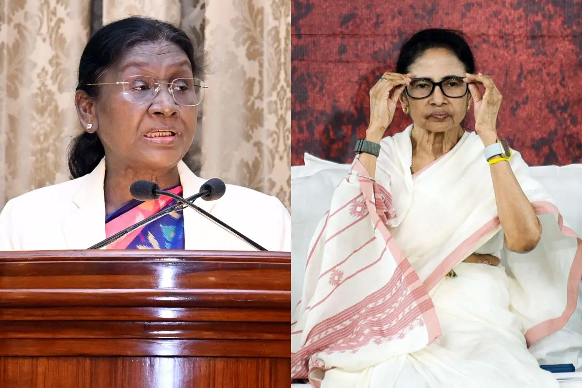 President Droupadi Murmu, Mamata Banerjee | Photo: ANI