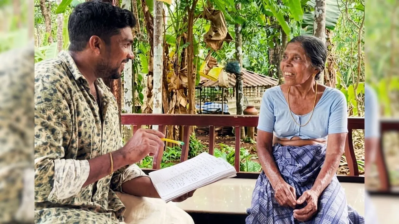 രഞ്ജിത്തും തമ്പായിയമ്മയും റീൽസിനുള്ള ഒരുക്കത്തിൽ