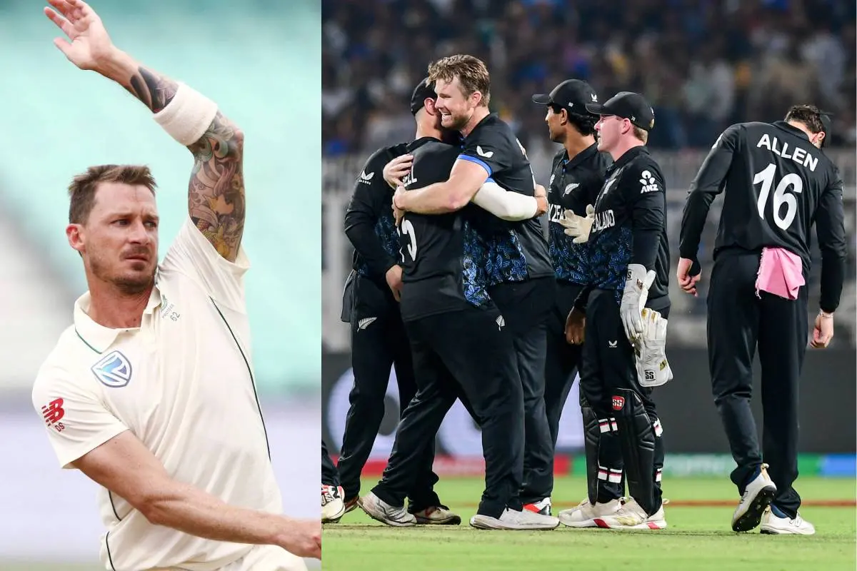 ഡെയിൽ സ്റ്റെയിൻ, ന്യൂസീലൻഡ് ടീമംഗങ്ങൾ | Photo - AFP, ANI