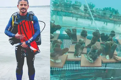 Malayali scientist revives endangered Coral Reefs; First-of-its-kind effort in India