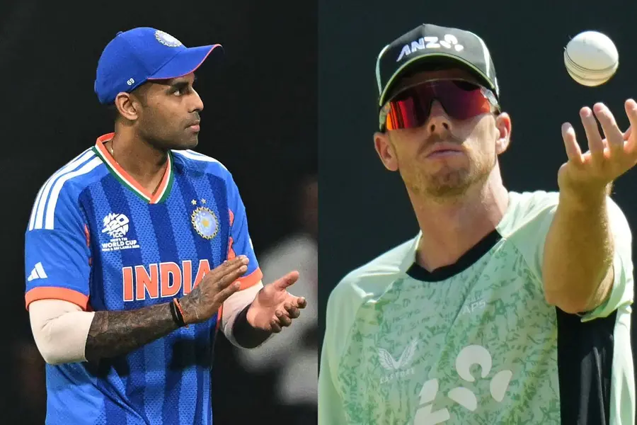 Suryakumar Yadav, Mitchell Santner