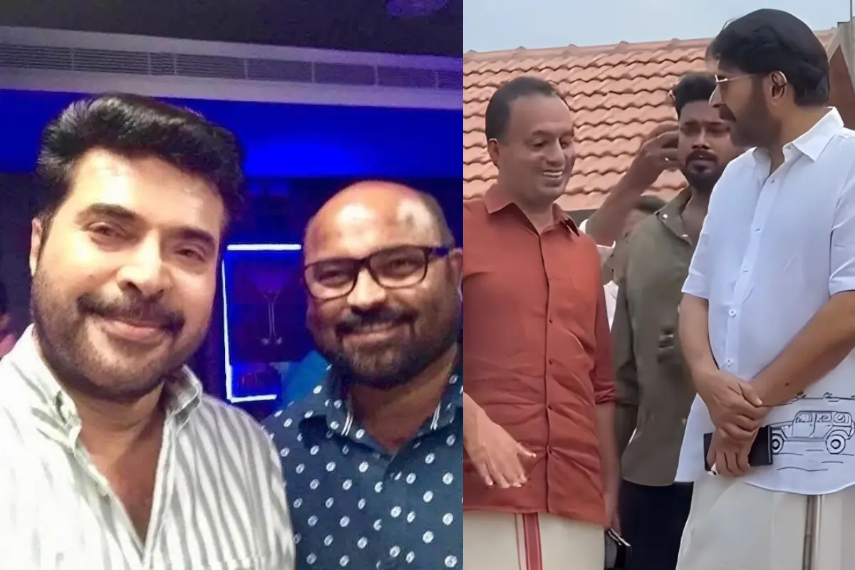 ജി. മാര്‍ത്താണ്ഡന്‍ മമ്മൂട്ടിക്കൊപ്പം, കെ. റഫീഖും മമ്മൂട്ടിയും | Photo: Facebook/ Mollywood Connect, G.Marthandan