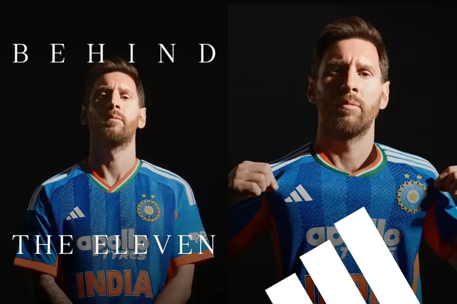 Messi in India Jersey