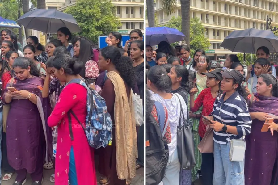 കോഴിക്കോട്ട് സമരംചെയ്യുന്ന നേഴ്സുമാരെ മാനേജ്മെന്റ് പൂട്ടിയിട്ടെന്ന് പരാതി; പ്രതിഷേധം