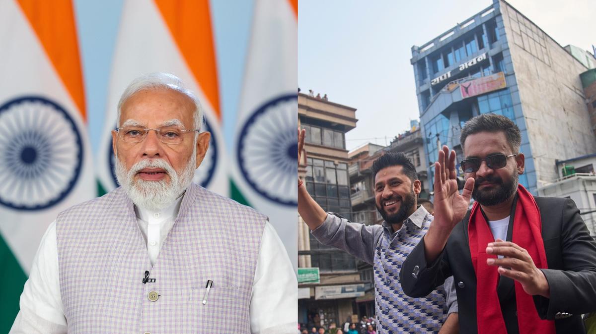 PM Modi congratulates RSP leaders Rabi Lamichhane and Balen Shah on historic Nepal win