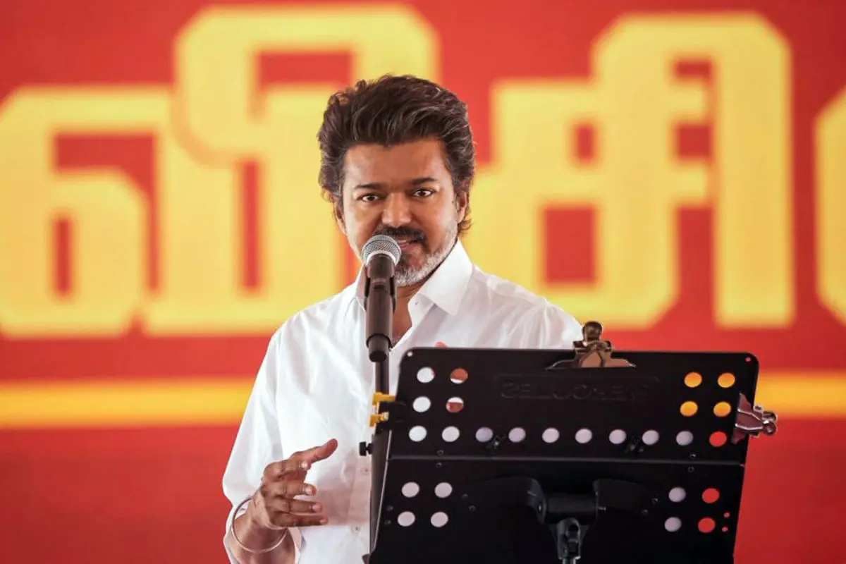 Tamilaga Vettri Kazhagam (TVK) President and actor Vijay (Photo: ANI)