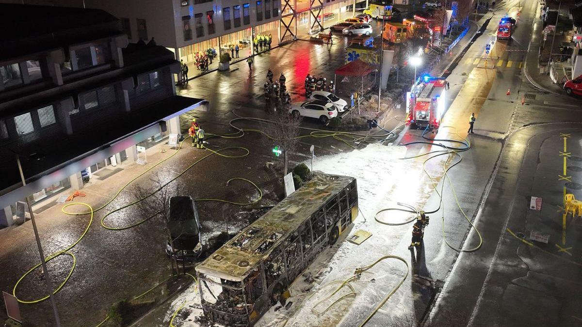 Six killed, several injured as bus bursts into flames in Switzerland