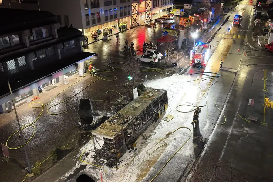 Six killed, several injured as bus bursts into flames in Switzerland