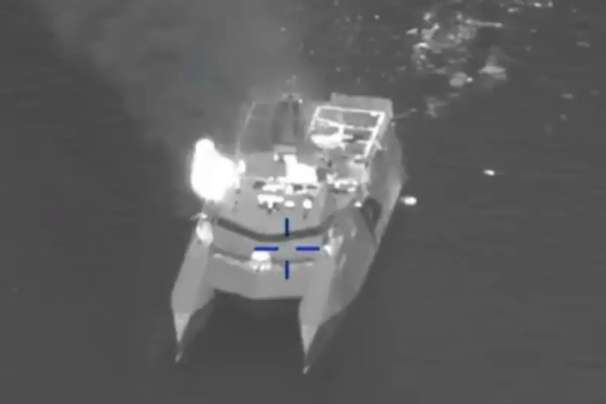 16 Iranian Vessels Wiped Out After Tehran Threatens Oil Blockade. | Screengrab/X