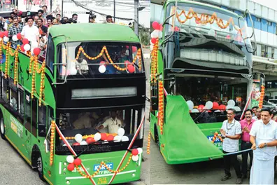 KSRTC’s first electric double-decker for scenic Kozhikode city tour; services to start this weekend