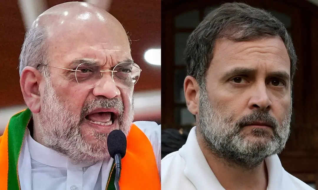 അമിത് ഷാ, രാഹുല് ഗാന്ധി | Photo: PTI, ANI