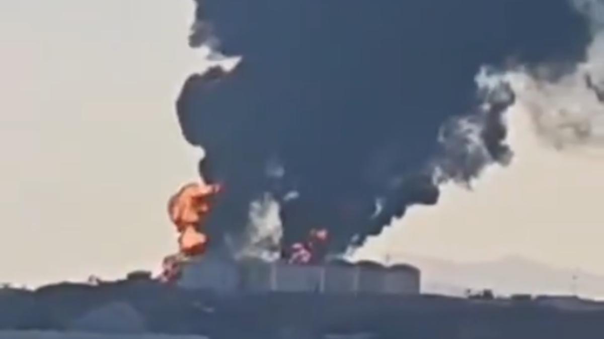 Salalah Port under fire: Drones strike oil storage tanks in strategic Omani hub | WATCH