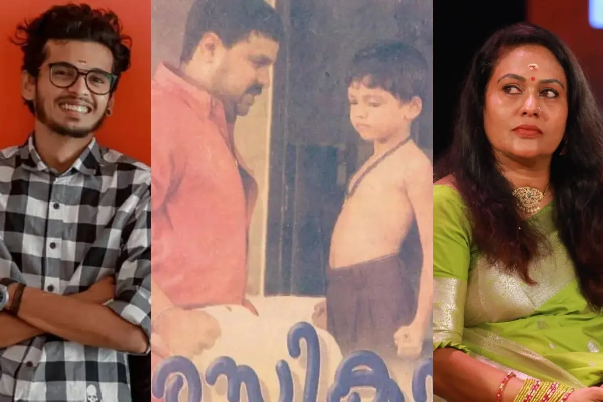 ഹരിമുരളി, ഹരിമുരളി ദിലീപിനൊപ്പം 'രസികന്‍' പോസ്റ്ററില്‍, സീമാ ജി. നായര്‍ | Photo: Special Arrangement, Facebook/ Seema G Nair