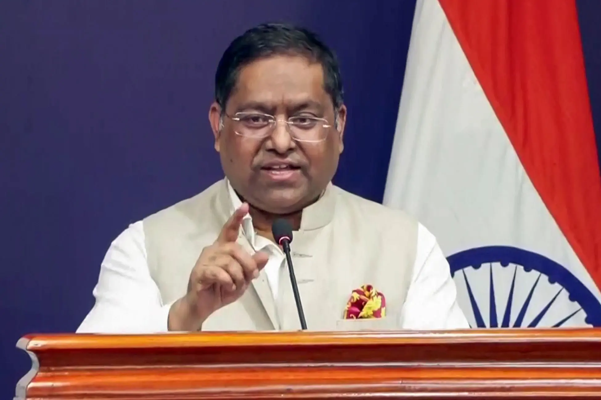 File Photo: MEA spokesperson Randhir Jaiswal | ANI