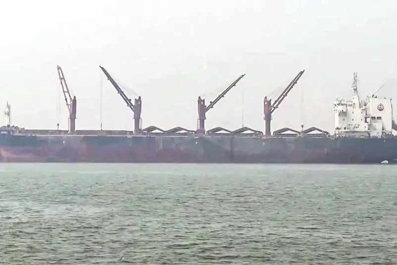 The Shenlong vessel carrying tonnes of Saudi crude oil