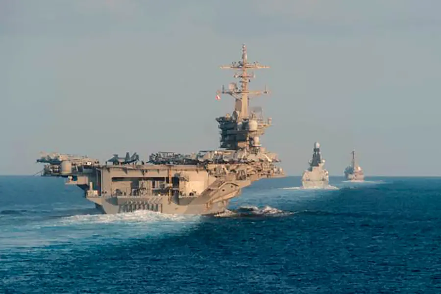 US aircraft carrier USS Abraham Lincoln