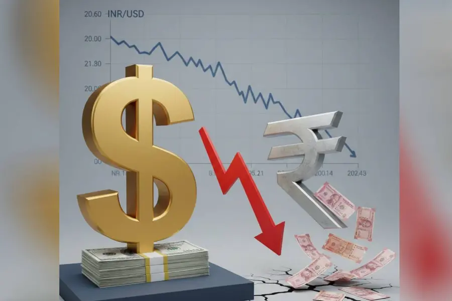 rupee dollar value