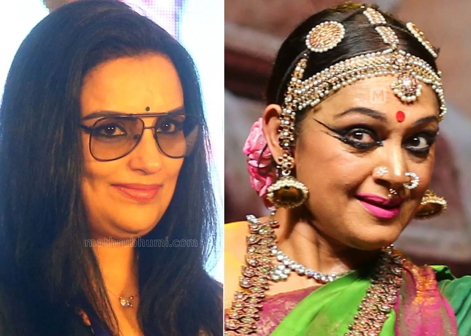 Shweta Menon, Shobana | Photo: Mathrubhumi