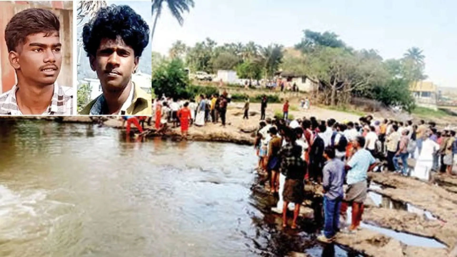പാമ്പാറിലെ കയത്തിൽനിന്ന് കുട്ടികളുടെ മൃതദേഹങ്ങൾ എടുക്കുന്നു, ഇൻസെെറ്റിൽ ബാലമുരുകന്, സഞ്ജിത്ത്