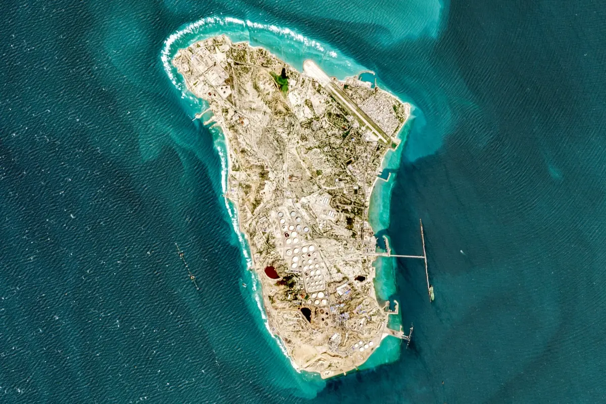 A view of Iran's Kharg Islan, about 25 kilometres south of the mainland in the north of the Gulf.| Photo: AFP