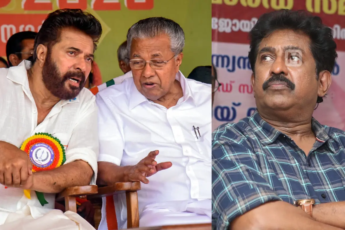 മമ്മൂട്ടിയും പിണറായി വിജയനും, പ്രേംകുമാര് | Photo: PTI, Mathrubhumi