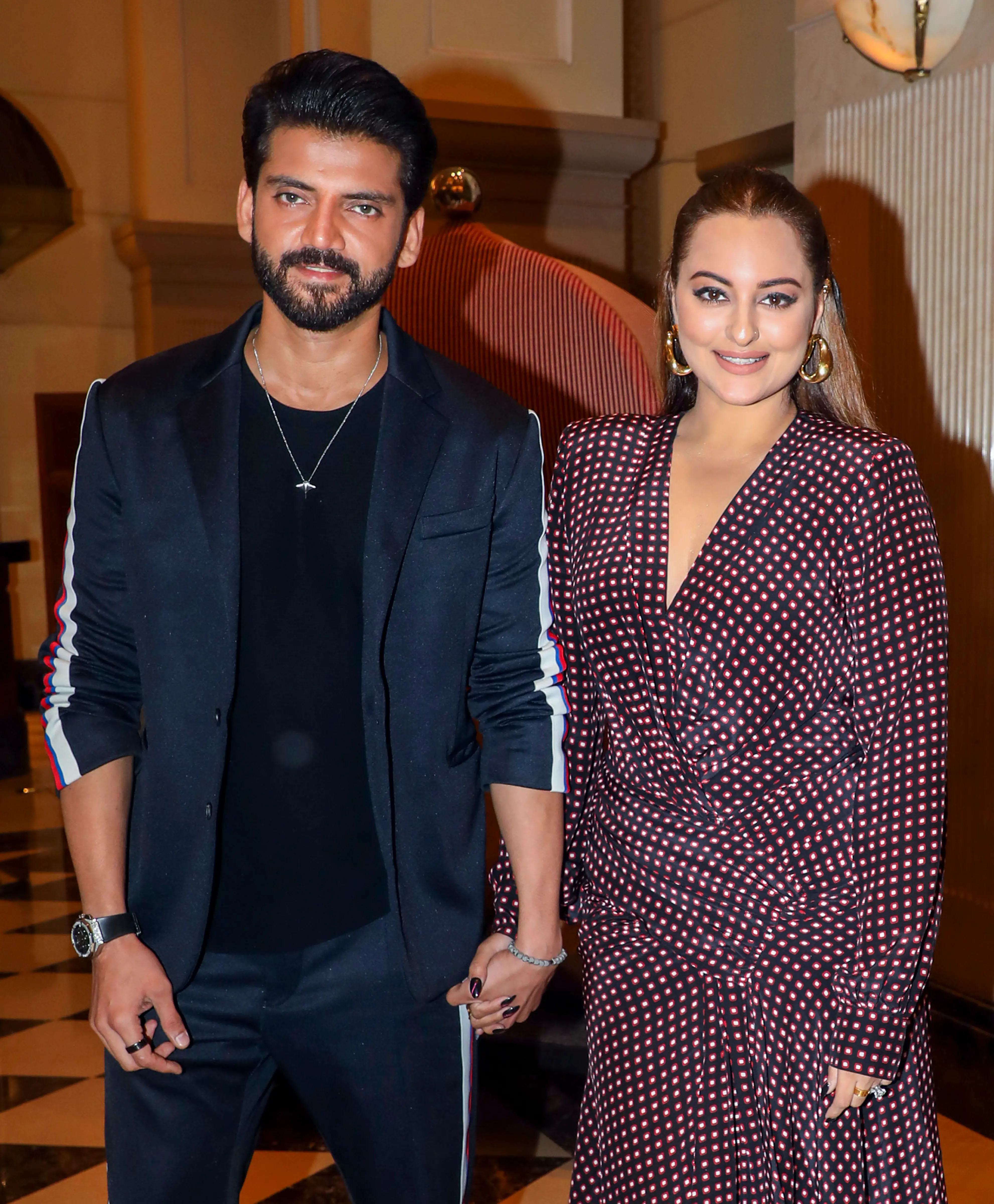 Actors Sonakshi Sinha and Zaheer Iqbal | Photo: PTI