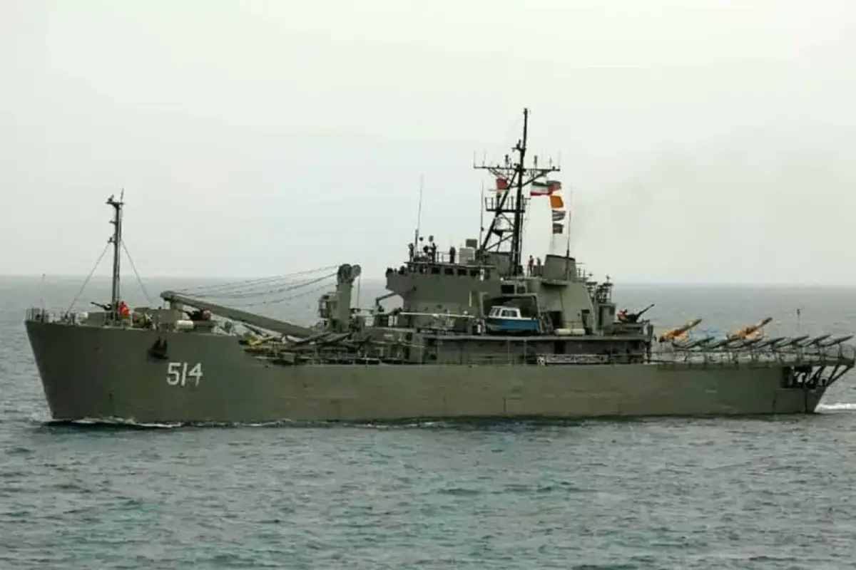 Iranian Navy warship IRIS Lavan | Photo: X