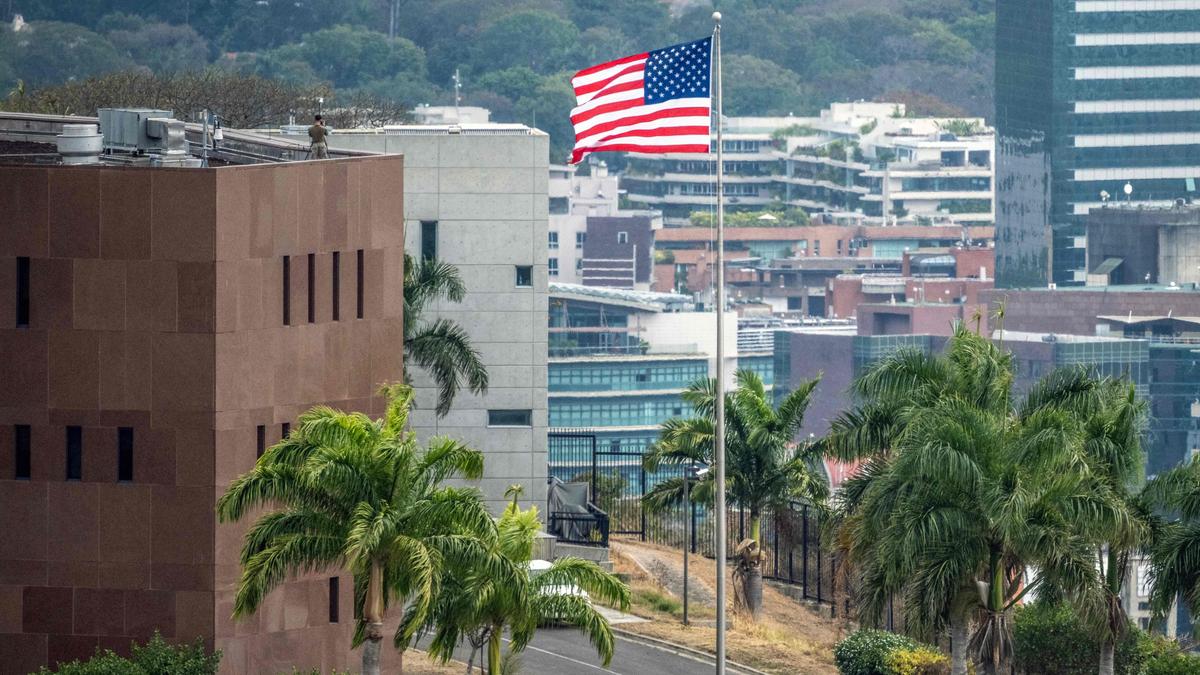 American flag raised at US Embassy in Venezuela for first time since 2019 after Maduro’s capture