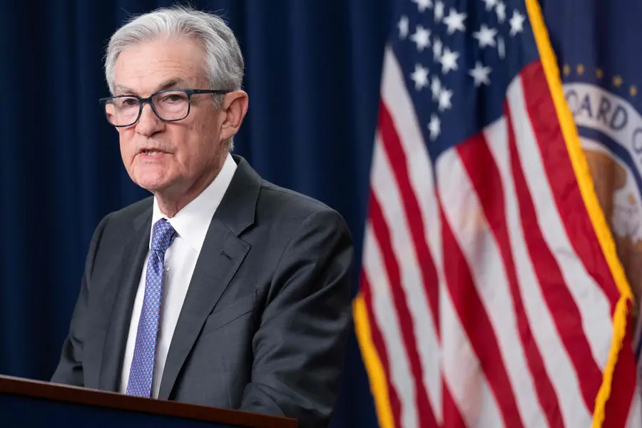 US Federal Reserve Board Chairman Jerome Powell