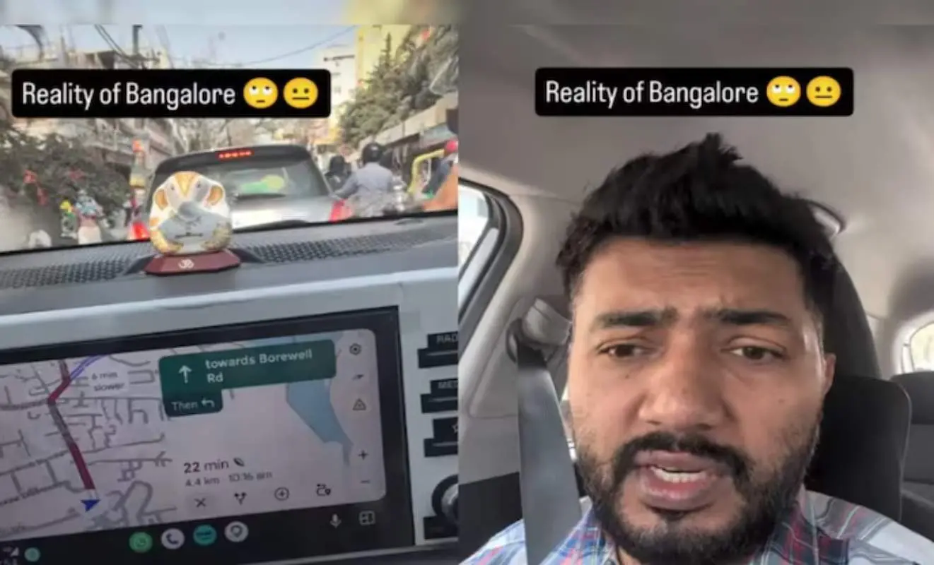 യുവാവ് പങ്കുവെച്ച വീഡിയോയില് നിന്ന് | Photo: instagram/ pankaj huria