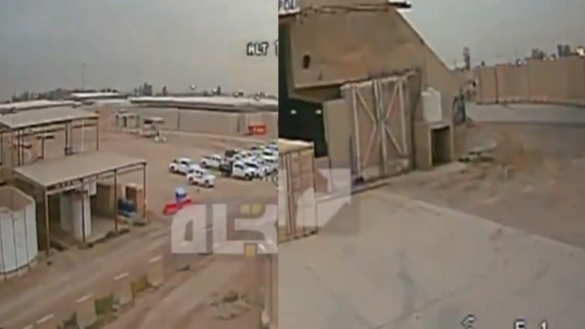 Hezbollah releases drone footage showing attack on US base in Iraq | VIDEO