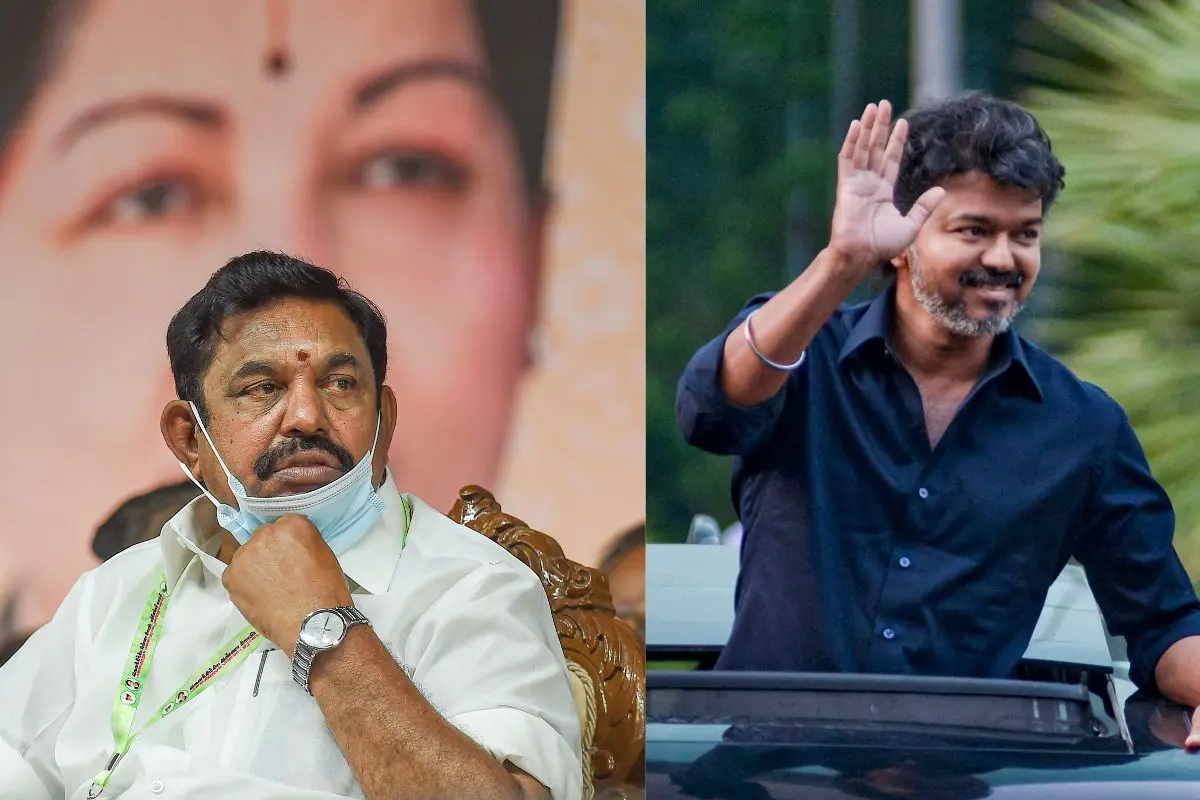 Edappady K Palaniswami (EPS), TVK Vijay (Photo: PTI, ANI)