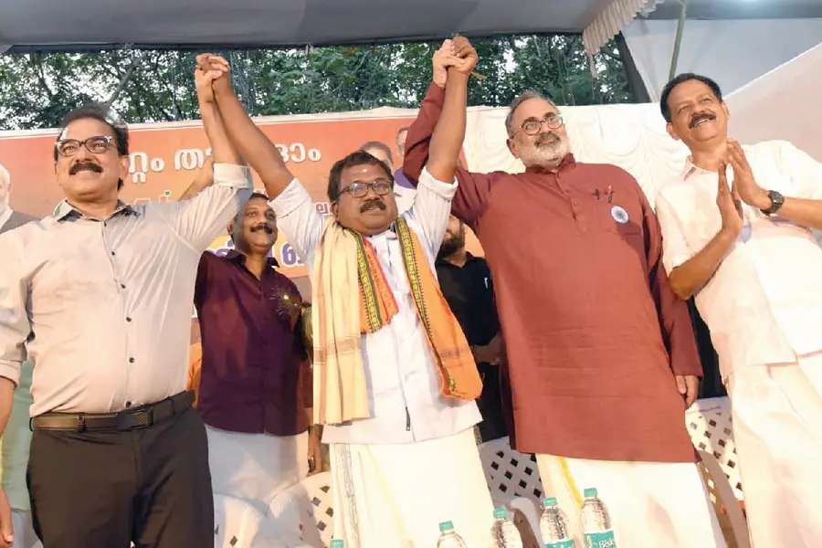 NDA-യുടെ ആദ്യ സ്ഥാനാർഥി കുന്നത്തുനാട്ടിൽ; എല്ലാ മണ്ഡലങ്ങളിലും ഉടൻ പ്രഖ്യാപനമെന്ന് രാജീവ് ചന്ദ്രശേഖർ