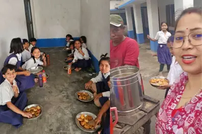 Viral: Bengal school swaps mid-day meals for ‘phuchkas’ amid national LPG shortage | WATCH