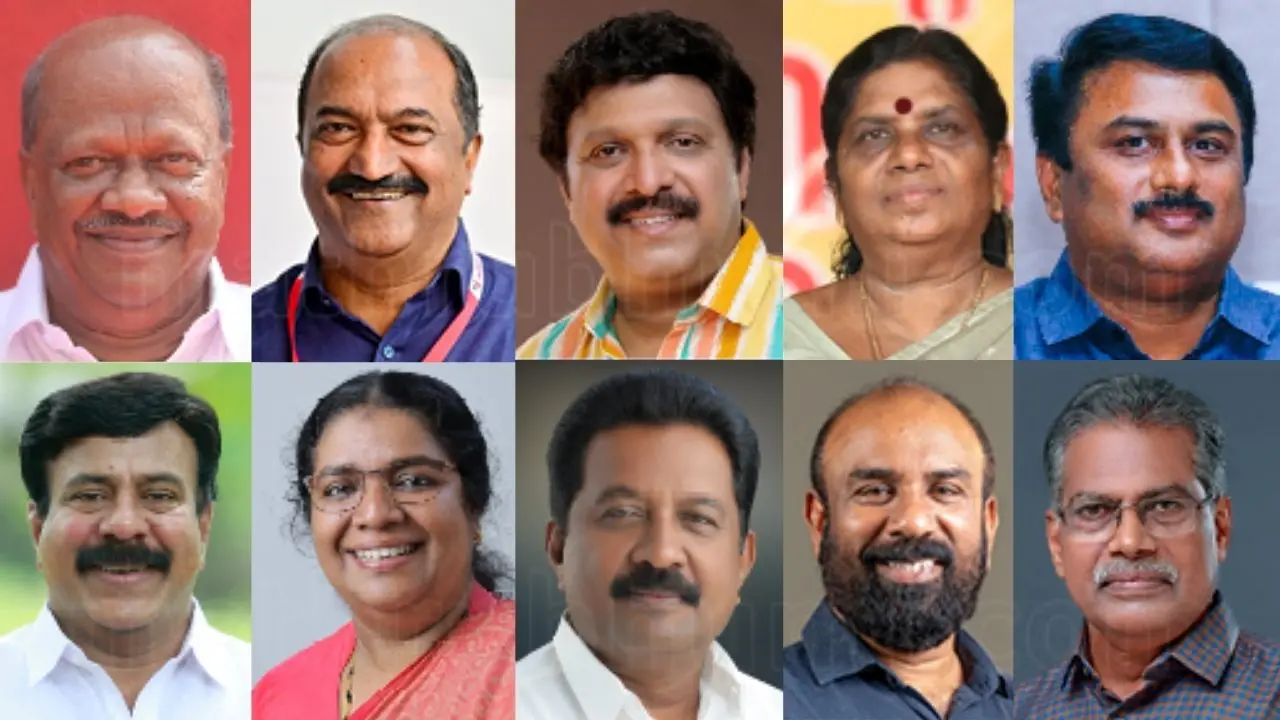 എസ്. ജയമോഹന്‍, കെ.എന്‍. ബാലഗോപാല്‍, കെ.ബി. ഗണേഷ്‌കുമാര്‍, ജെ. ചിഞ്ചുറാണി, സുജിത് വിജയന്‍പിള്ള, എം. നൗഷാദ്, എം.എസ്. താര, സി. അജയപ്രസാദ്, എസ്.എല്‍. സജികുമാര്‍, ആര്‍. രാജേന്ദ്രന്‍