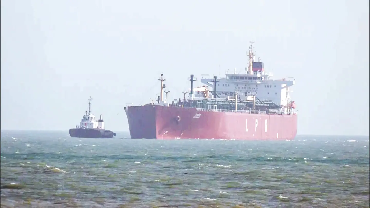 LPG tanker Shivalik | Photo: ANI
