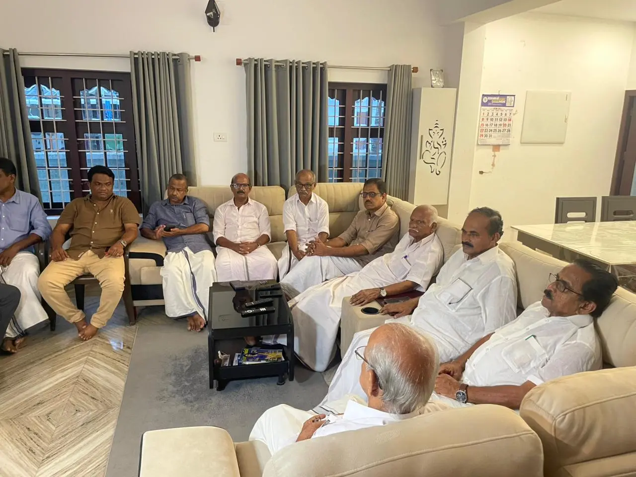 എൻ.സി.പി. കോഴിക്കോട് ജില്ലാ കമ്മിറ്റി വിമതയോഗത്തിൽനിന്ന്