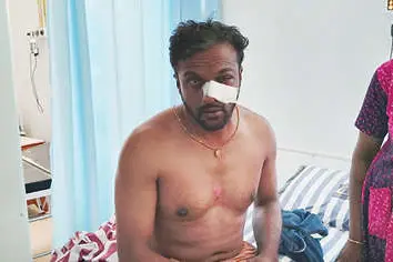 സിങ്കുകണ്ടത്ത് യുവാവിനെ കാട്ടാന തുമ്പിക്കൈക്ക് അടിച്ചുവീഴ്ത്തി; രക്ഷപ്പെട്ടത് തലനാരിഴയ്ക്ക്