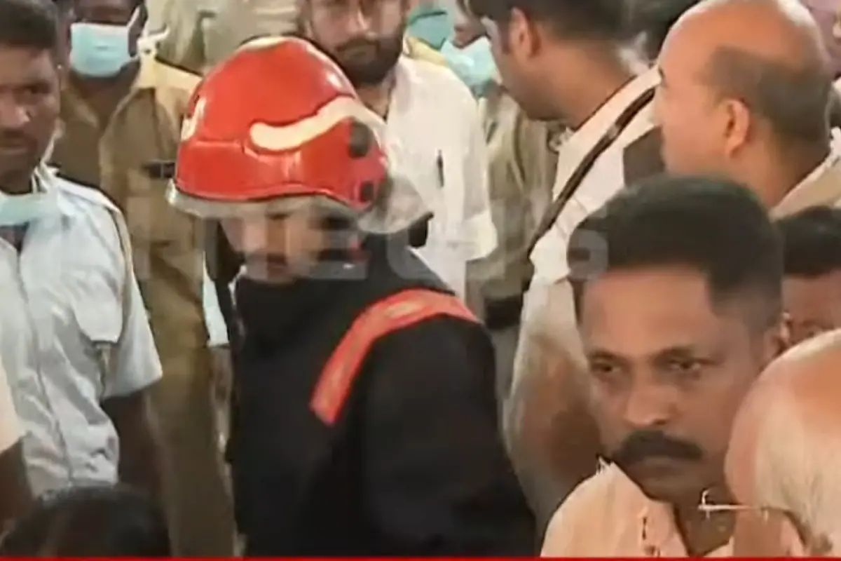 Visuals from Thiruvananthapuram medical college.| Screengrab: Mathrubhumi News