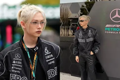 That’s some cool looks: Stray Kids’ Felix attends the Chinese Grand Prix