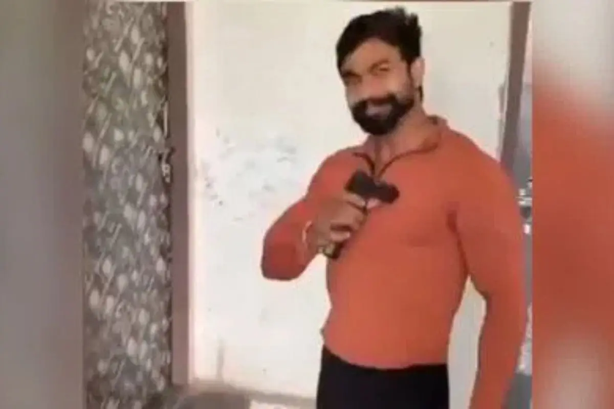 Moments before tragedy: The Delhi property dealer seen holding a pistol while filming a social media reel that turned fatal.