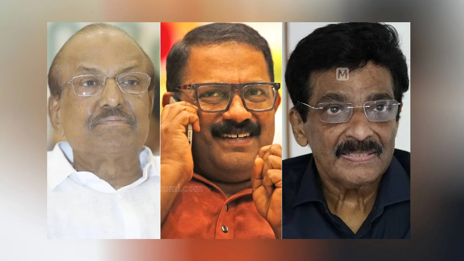 P K Kunhalikutty; K M Shaji and M K Muneer | Photo: Mathrubhumi