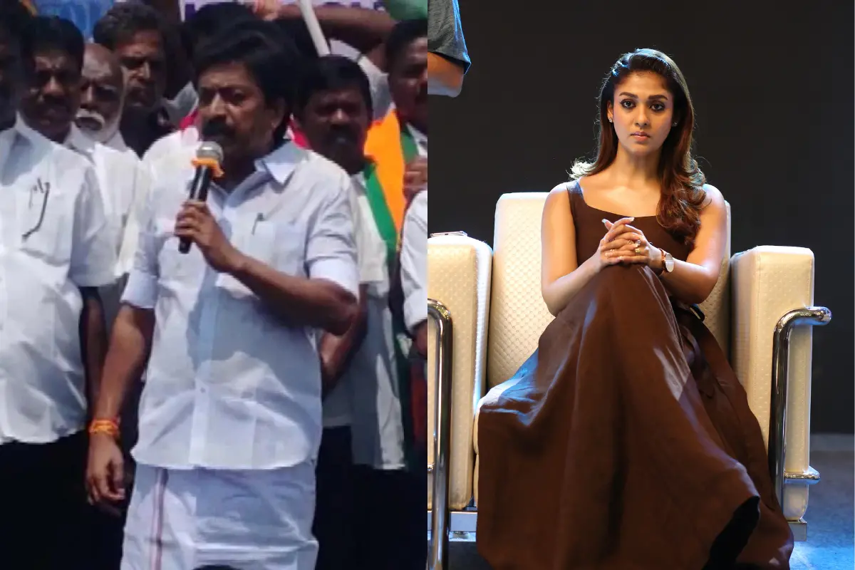 CV Shanmugam, Nayanthara