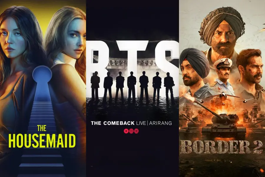 OTT releases this week: BTS Comeback Arirang, The Housemaid, Border 2 and more